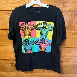 Iron Mike Tyson 2016 Black Shirt Lg Boxing Hall Of Fame‎ unisex champion champ